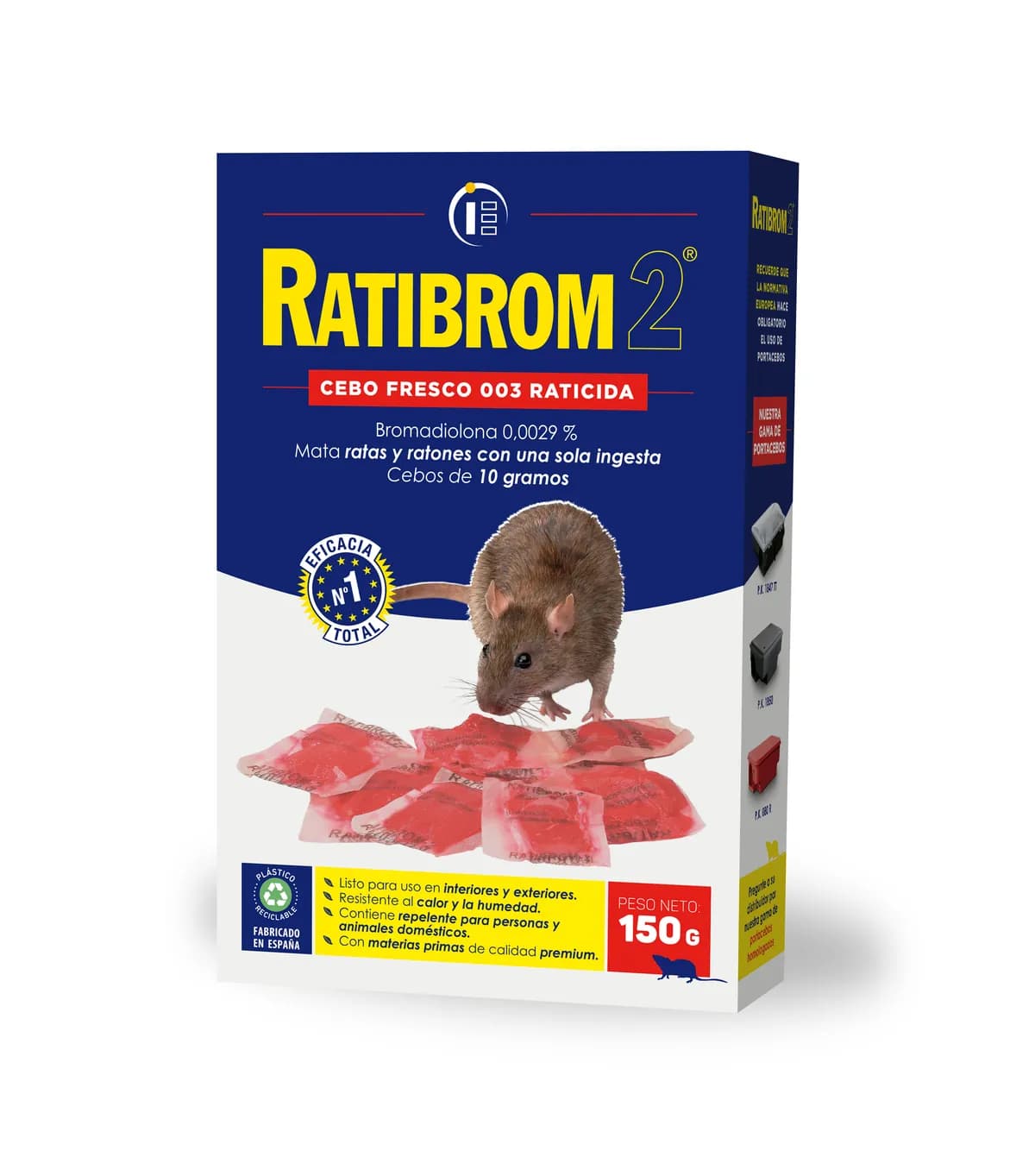 Raticida cebo fresco ratibrom-2