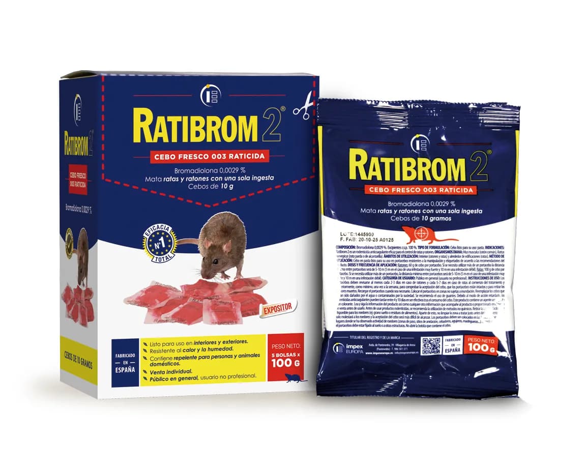 Raticida cebo fresco ratibrom-2