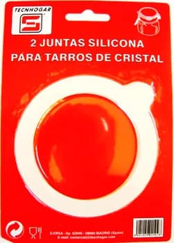 Junta tarros cristal silic thogar 2 pz
