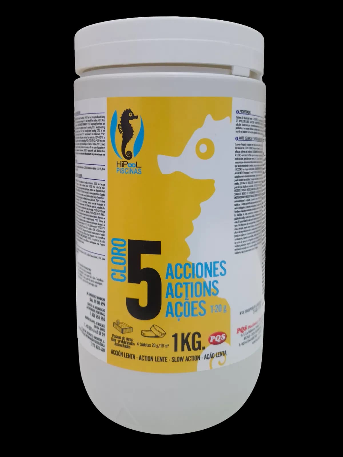 Cloro piscina 5 acciones p20 g