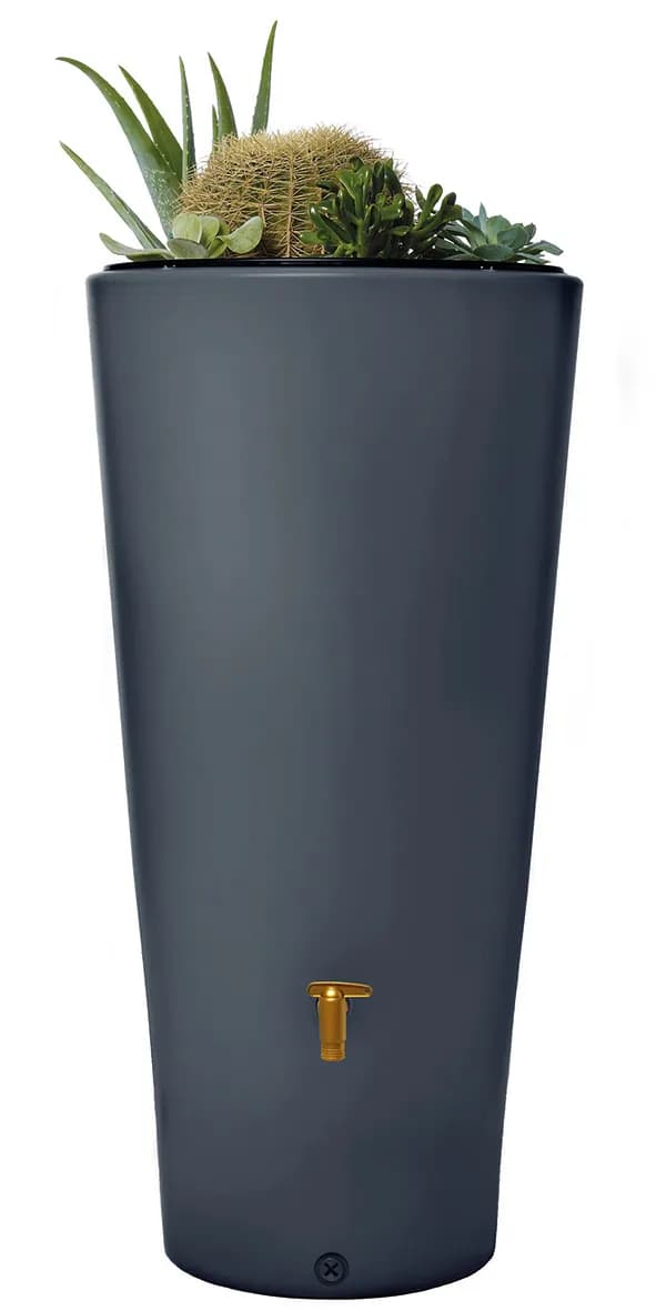 Deposito vaso gris grafito