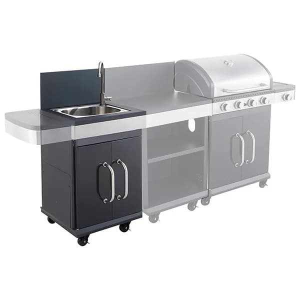 Modulo fregadero integrable barbacoa fidgi