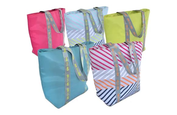 Bolsa porta alimentos shopper maxi fluor