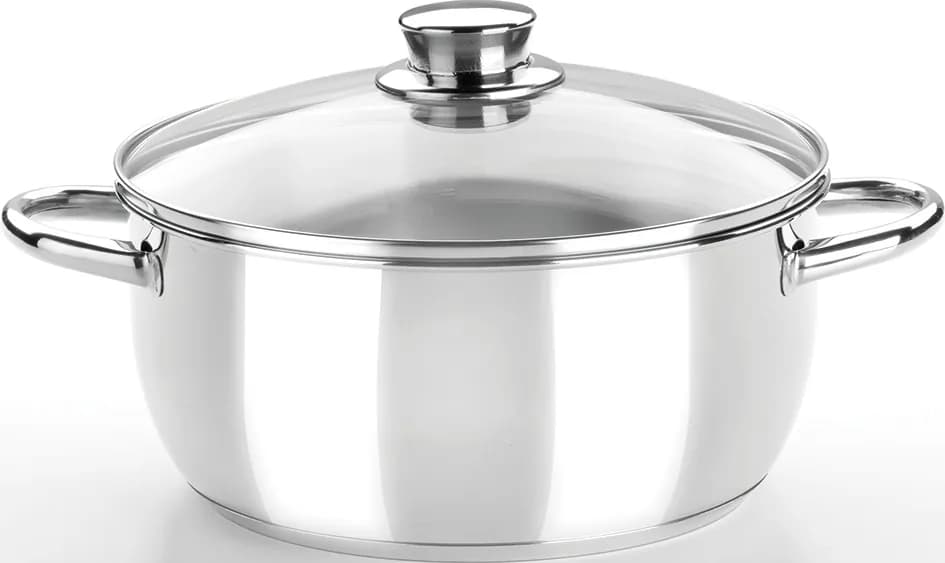 Cazuela con tapa cristal optima