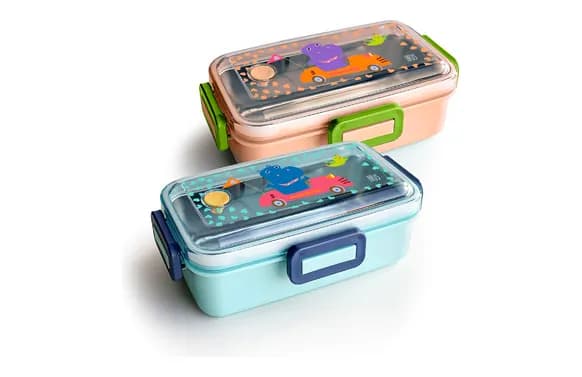 Contenedor alimentos infantil snack rico funny
