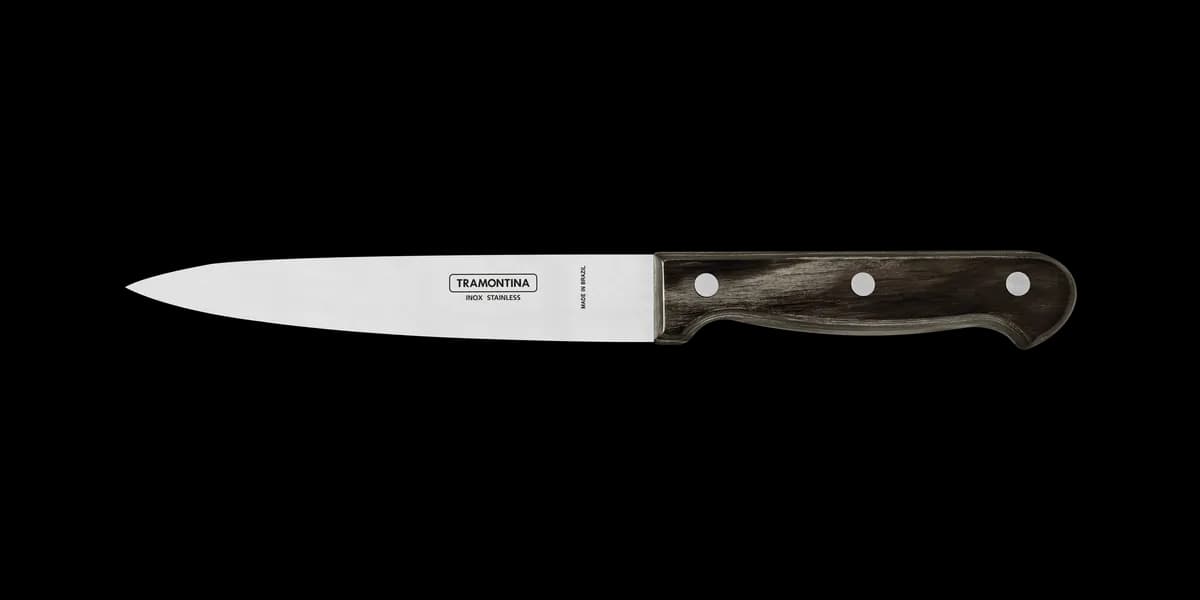 Cuchillo cocina polywood castaño