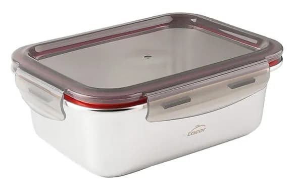 Contenedor alimentos rectangular ecoinox