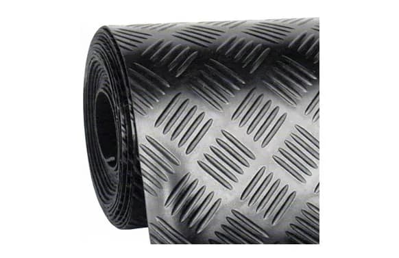 Pavimento caucho checker 3mm