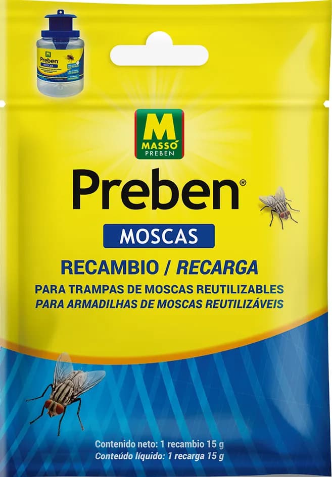 Recambio trampa moscas