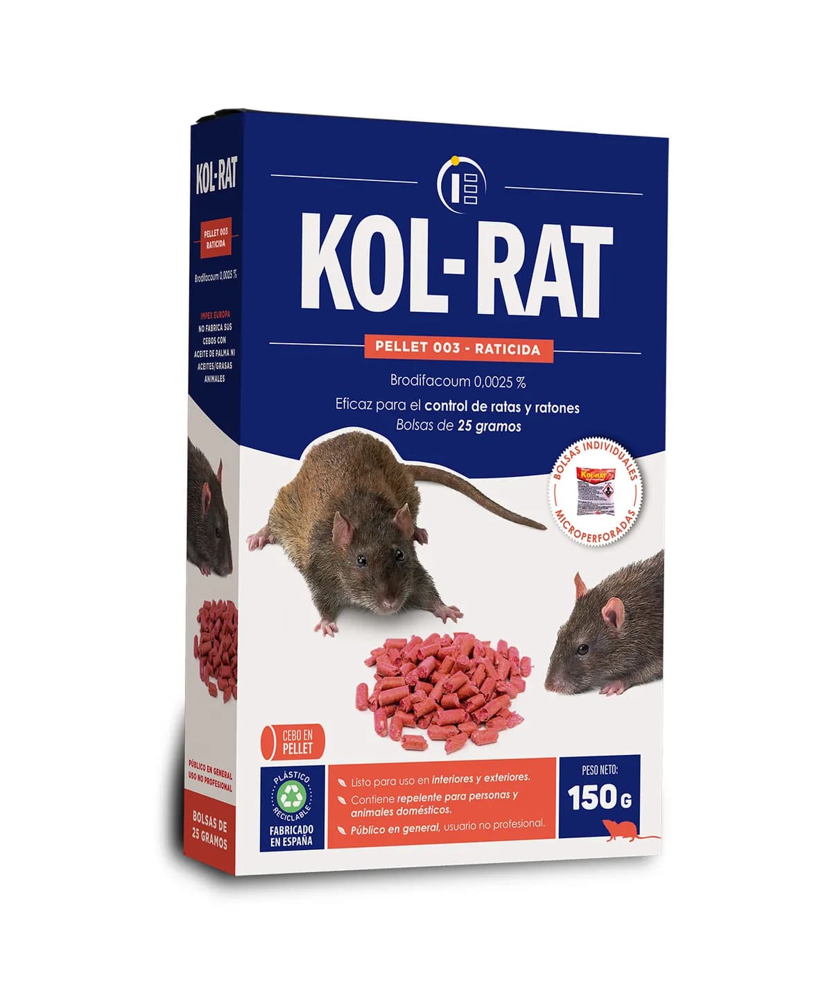 Raticida en pellet kol-rat