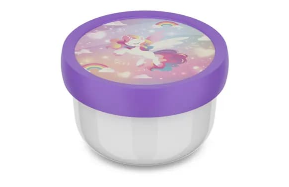 Contenedor lunch box campus mini redondo