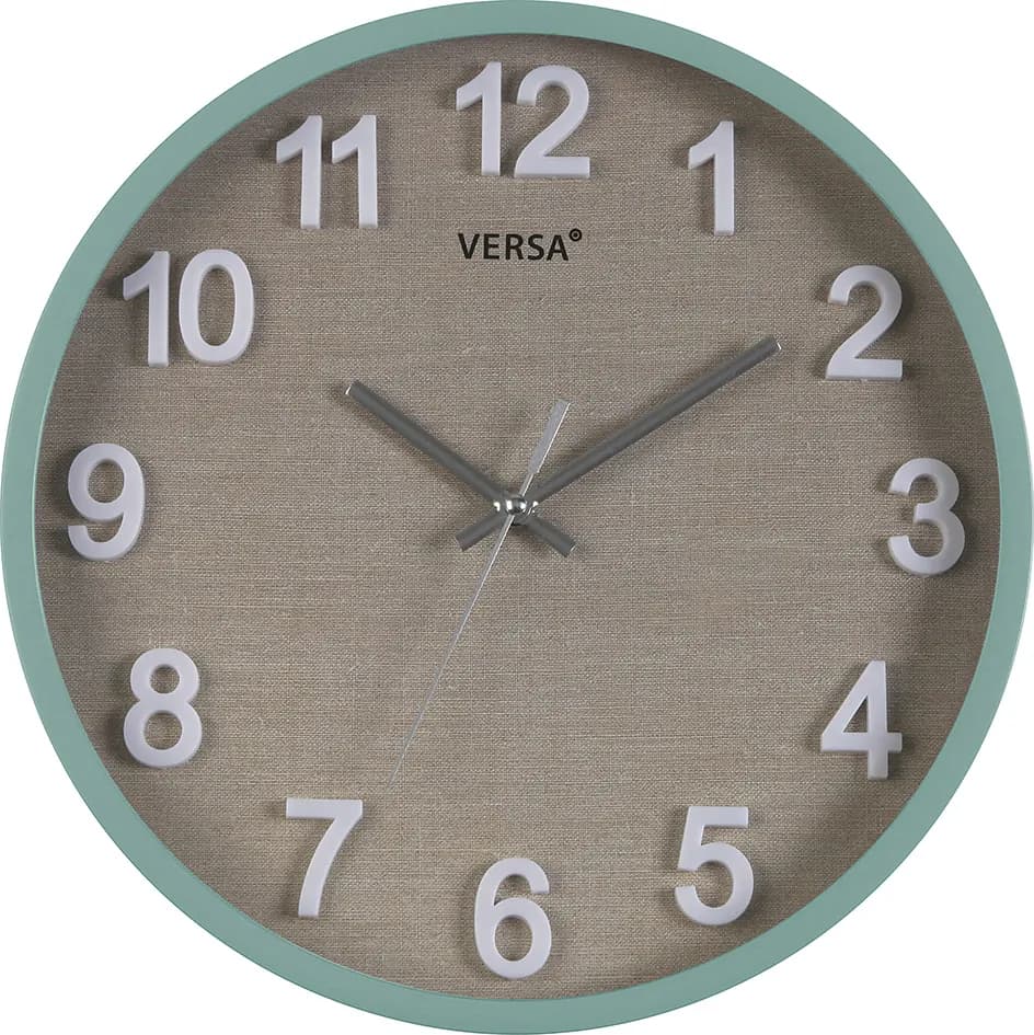 Reloj pared redondo vesta mint