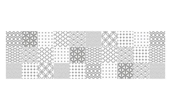 Alfombra vinilica estampada patch textil