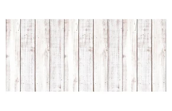 Alfombra vinilica estampada madera blanca
