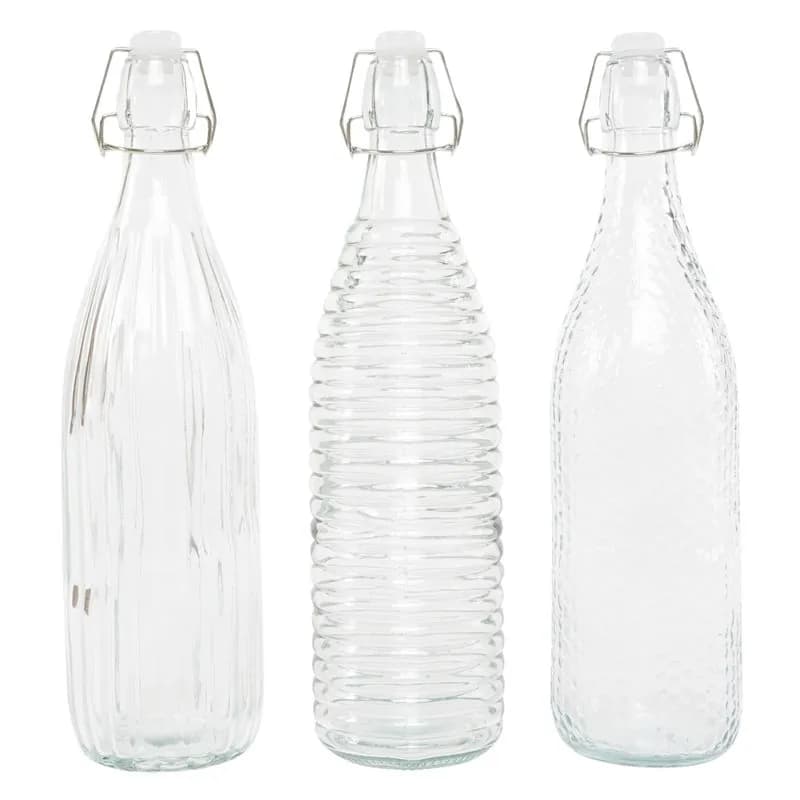 Botella vidrio grabada gaseosa
