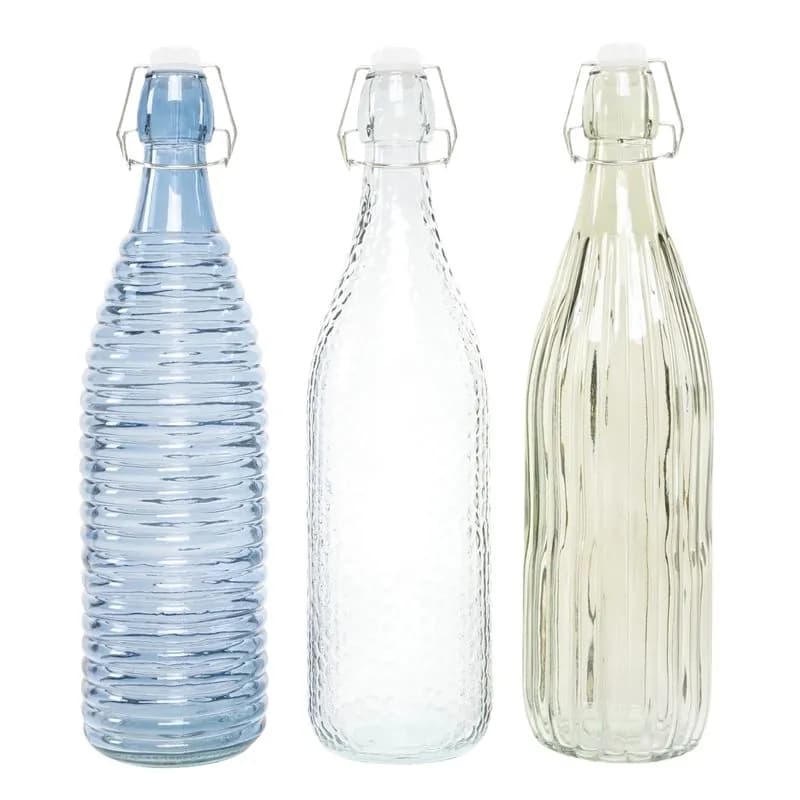 Botella vidrio grabada gaseosa