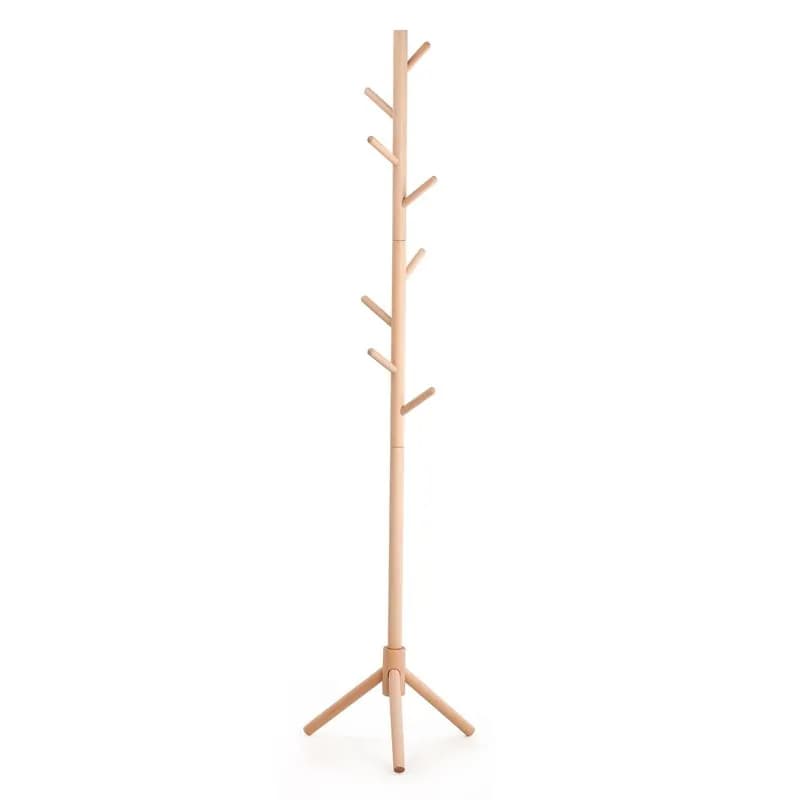 Perchero de pie madera