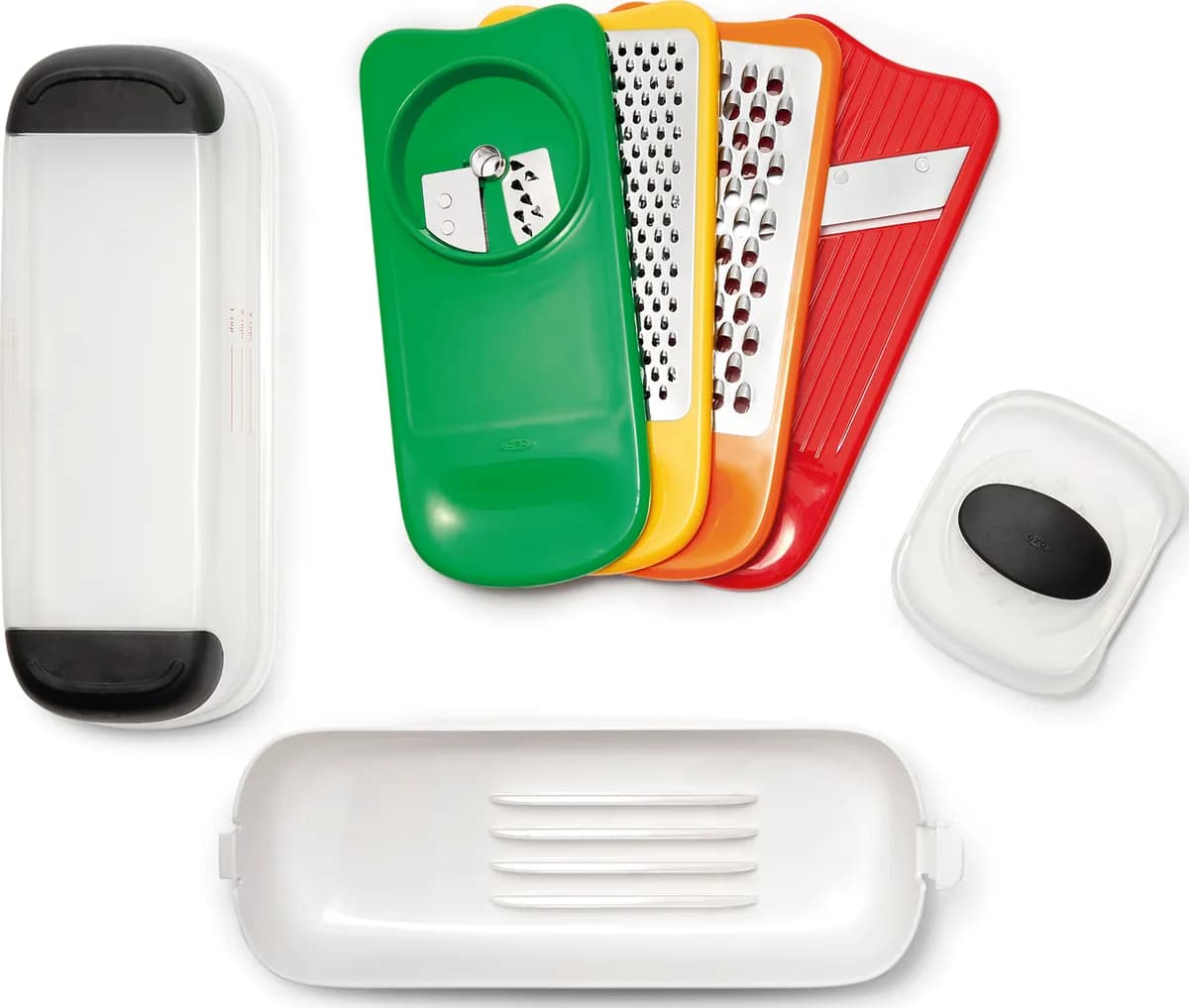 Rallador multiusos mandolino con contenedor spiralizer