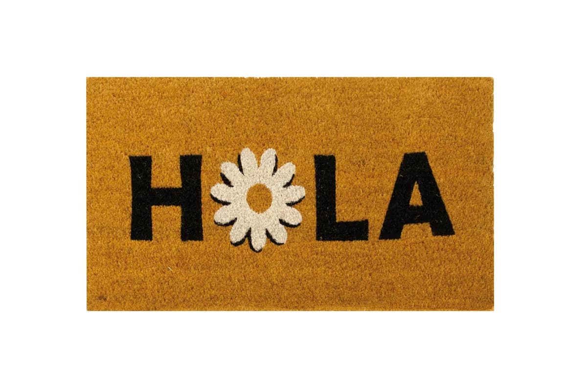 Felpudo coco hola margarita