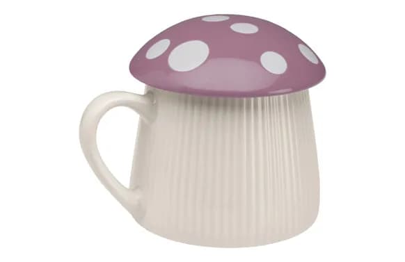 Taza con tapa seta