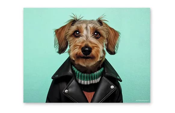 Mantel individual funny dogs