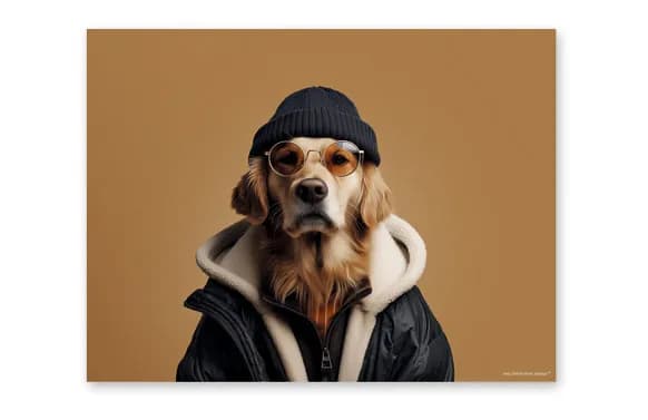 Mantel individual funny dogs