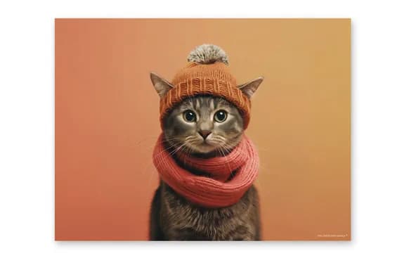 Mantel individual funny cats