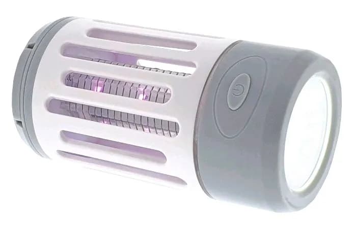 Lampara antimosquitos con linterna