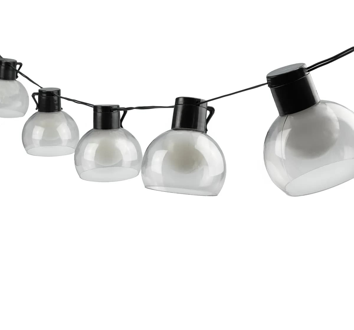 Guirnalda solar led helios negro