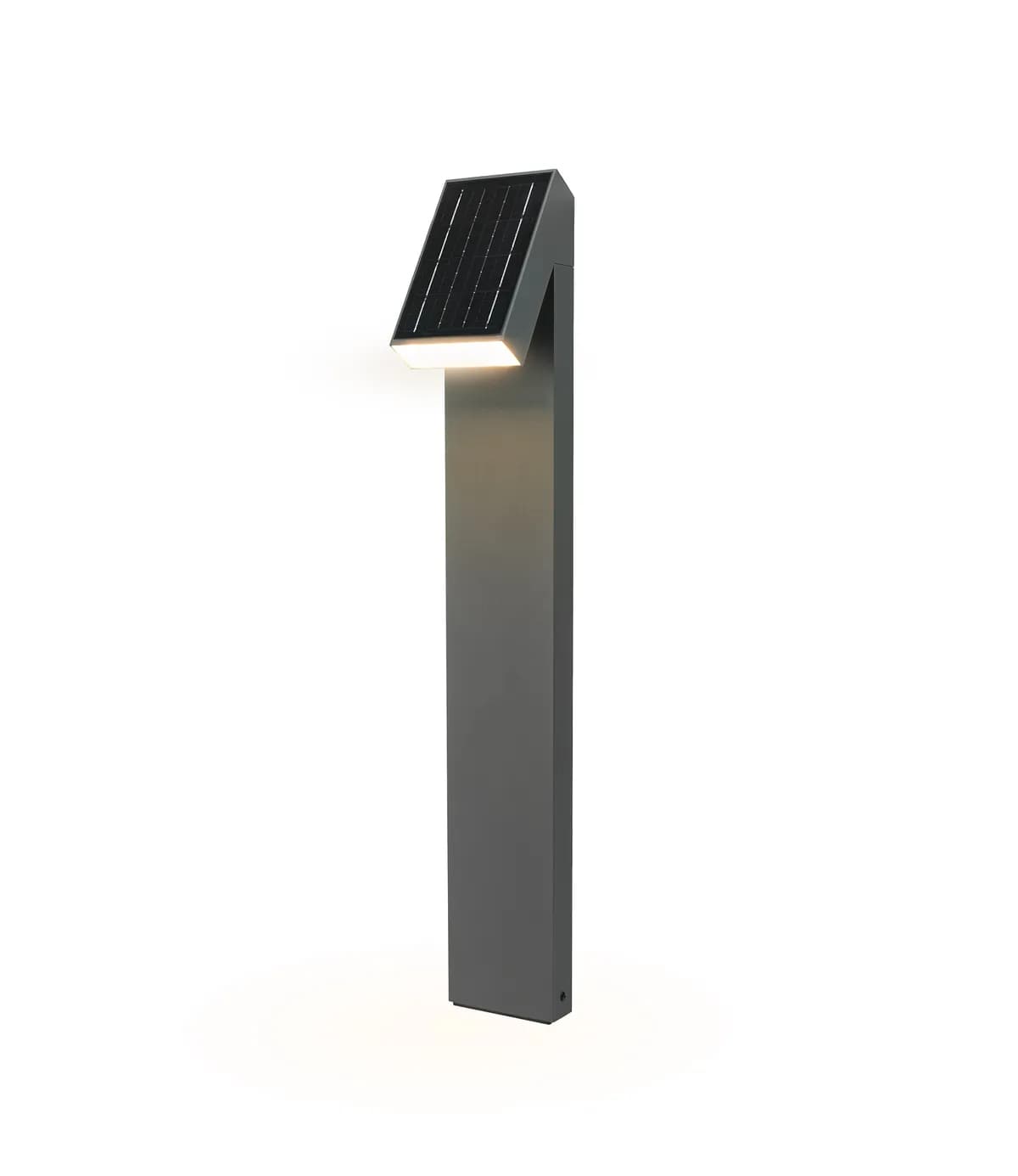Farola solar led lyra gris