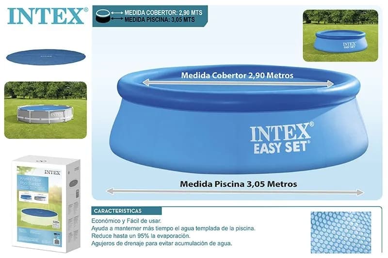 Cobertor piscina solar easy set/metal frame