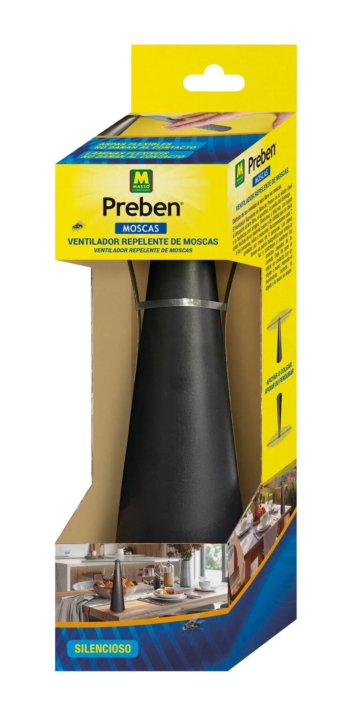Ventilador repelente moscas