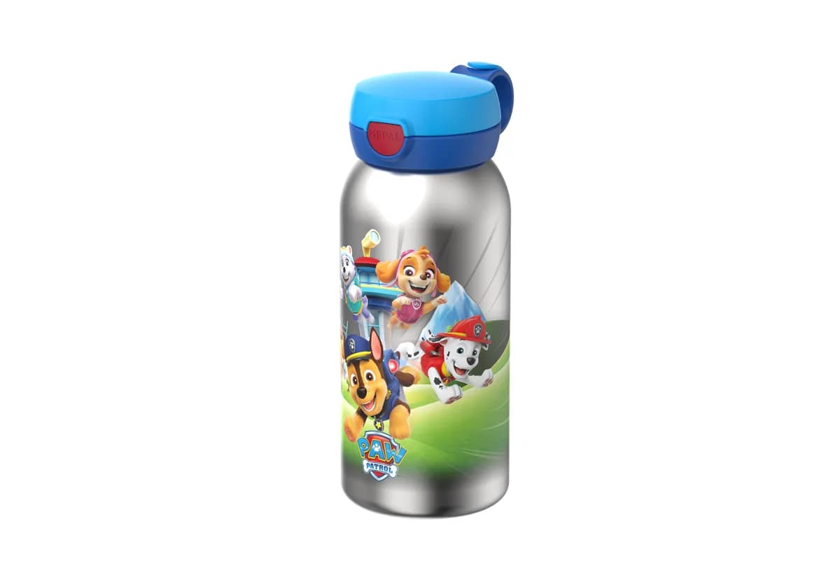 Botella acero inox + tapa abatible
