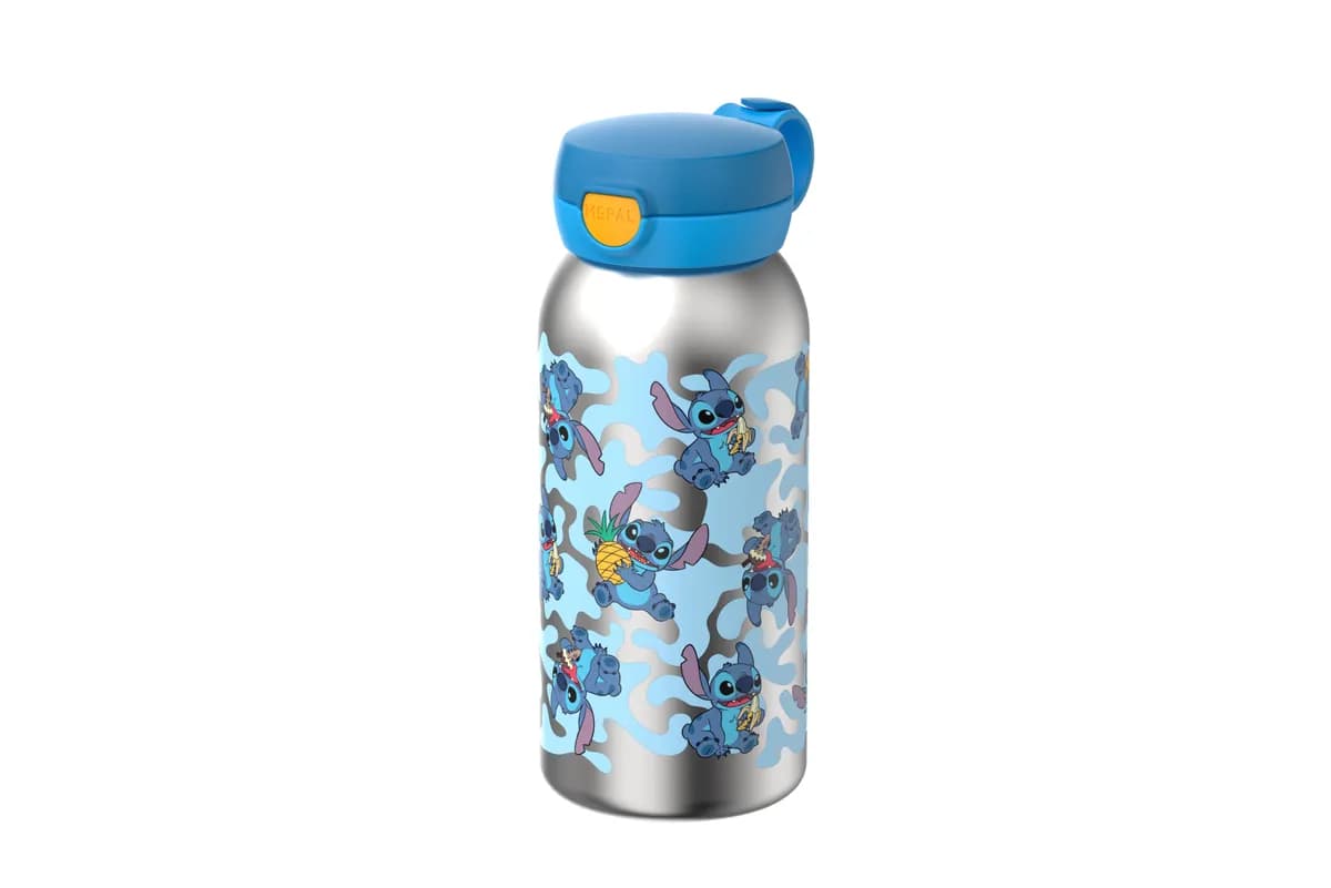 Botella acero inox + tapa abatible