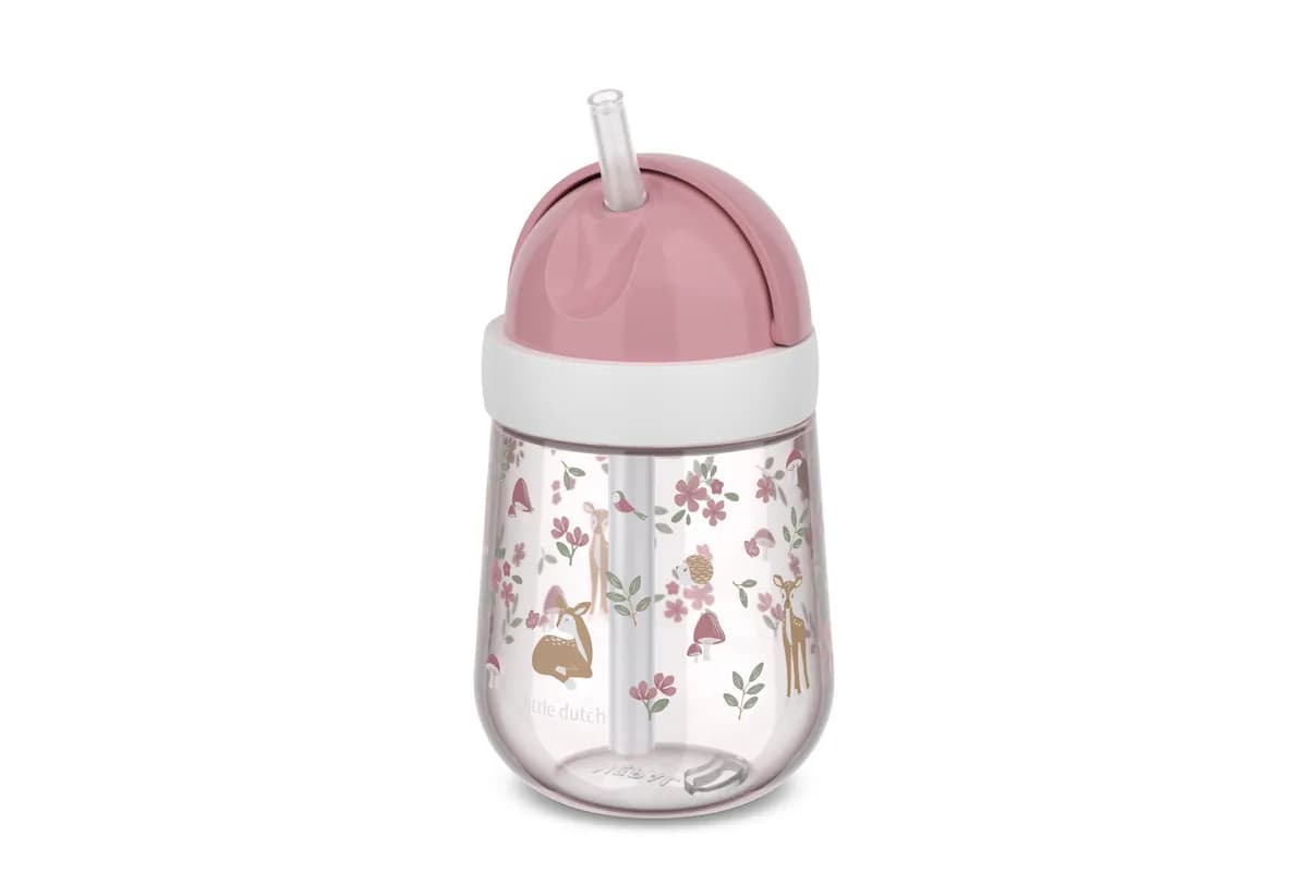 Vaso bebe con pajita mio