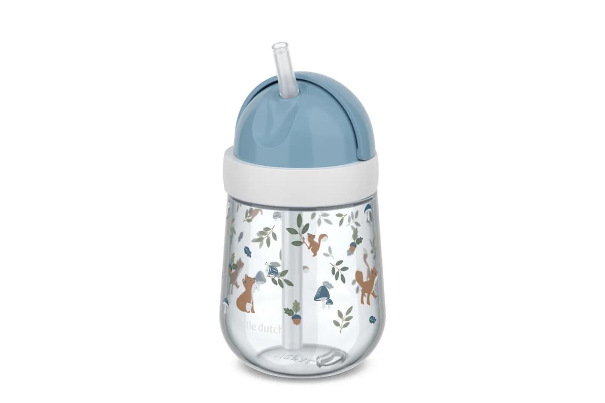 Vaso bebe con pajita mio