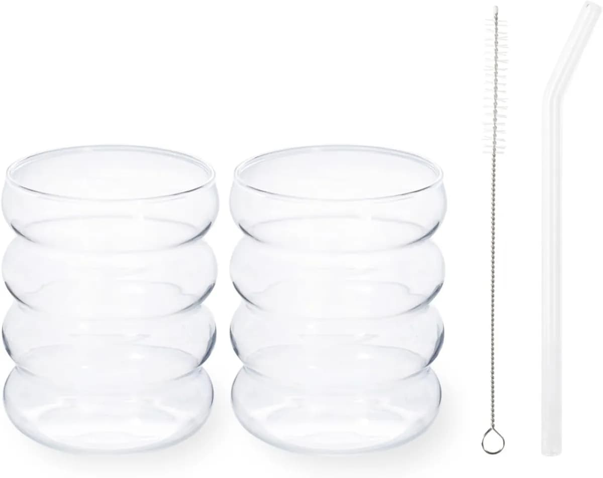 Vasos borosilicato matcha