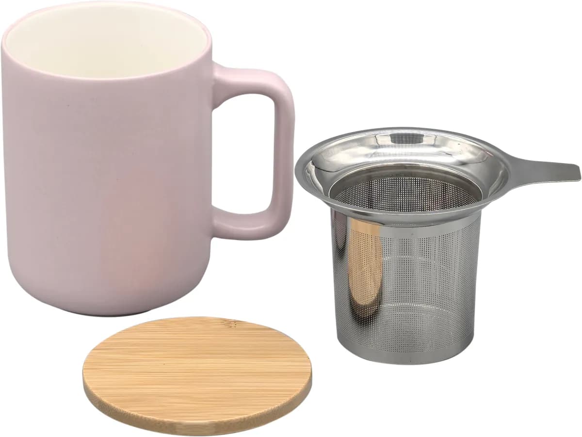 Mug porcelana con filtro