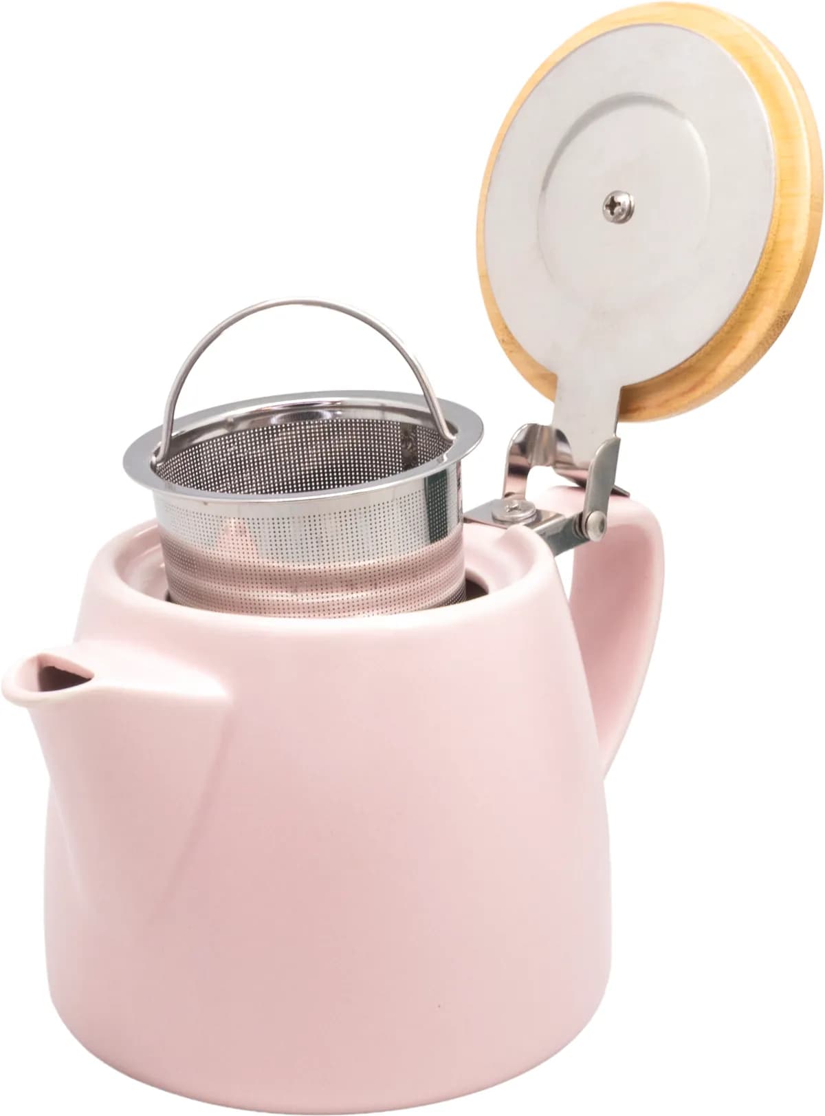 Tetera de porcelana con filtro