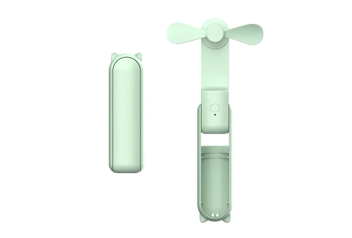 Powerbank con ventilador integrado verde