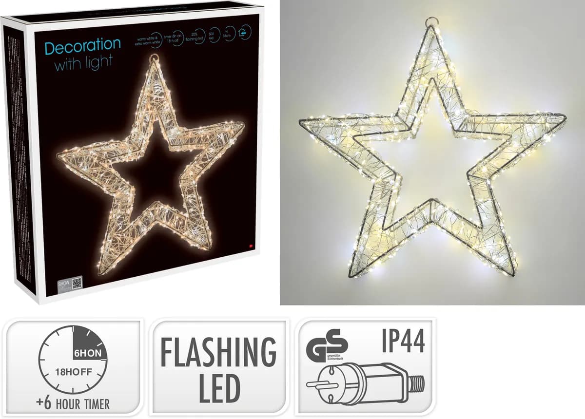 Estrella 500 leds con programador