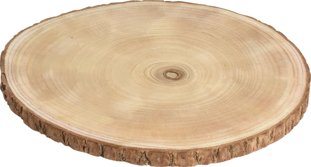 Base madera tronco natural