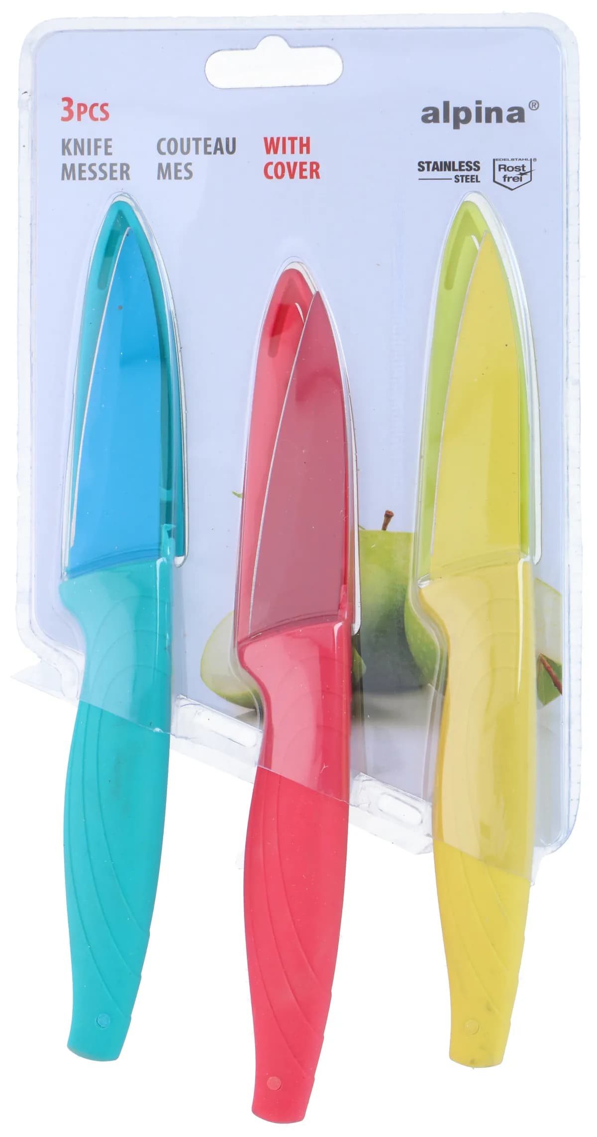 Cuchillos con funda set 3 unidades