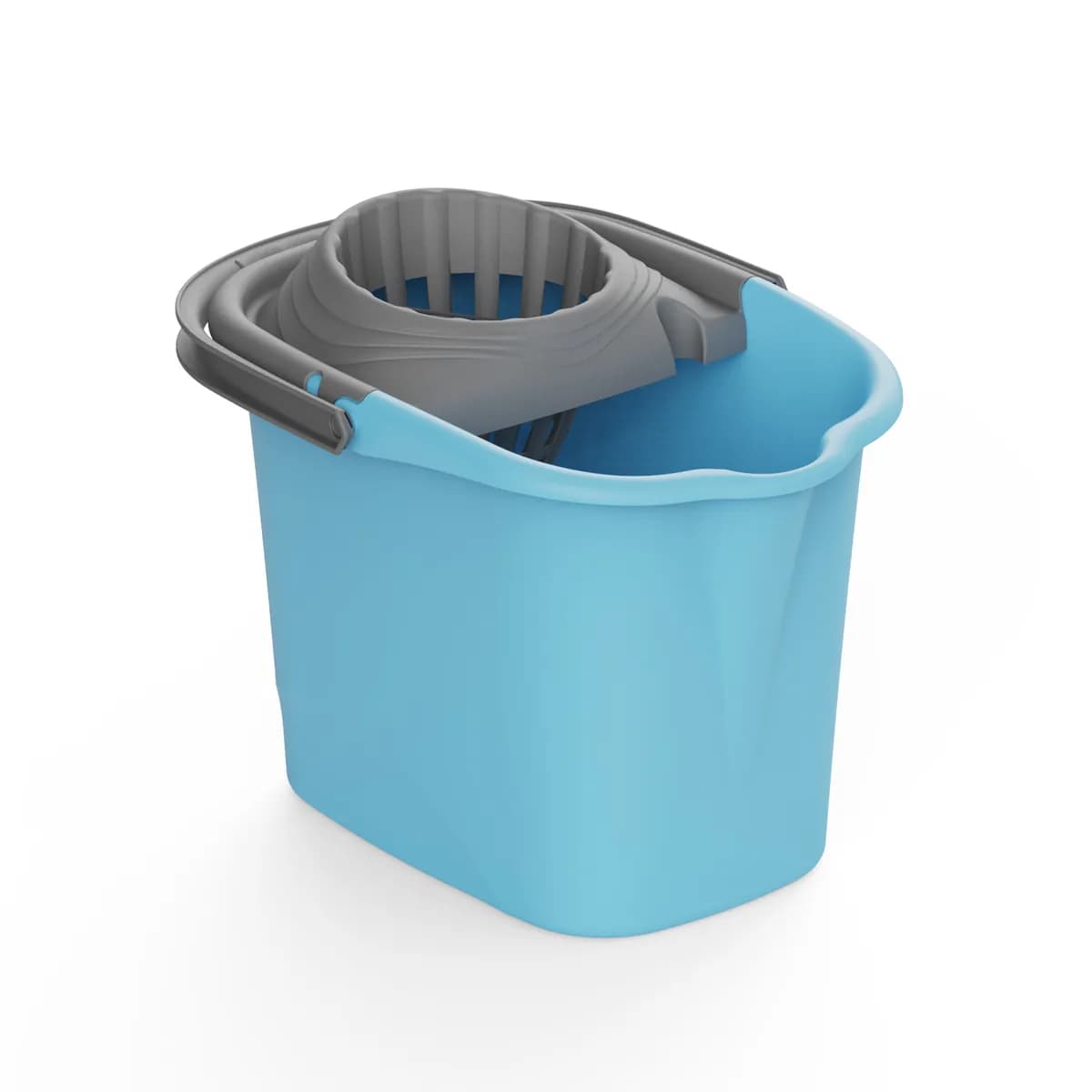 Cubo con escurridor 16 L rectangular