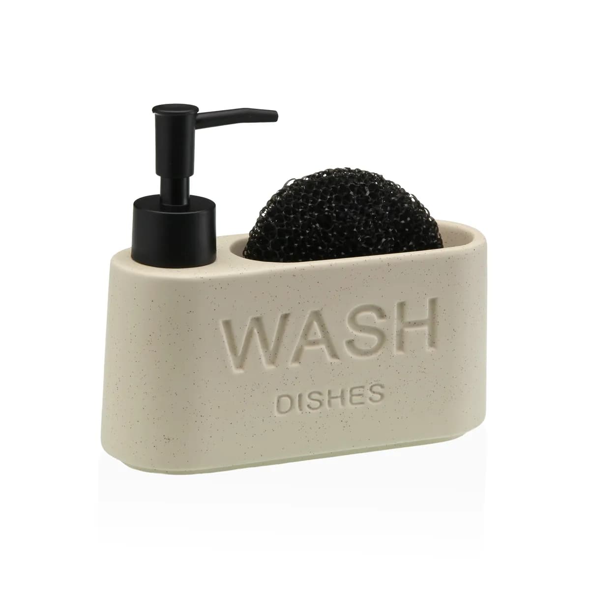 Dosificador jabon + estropajo "wash"
