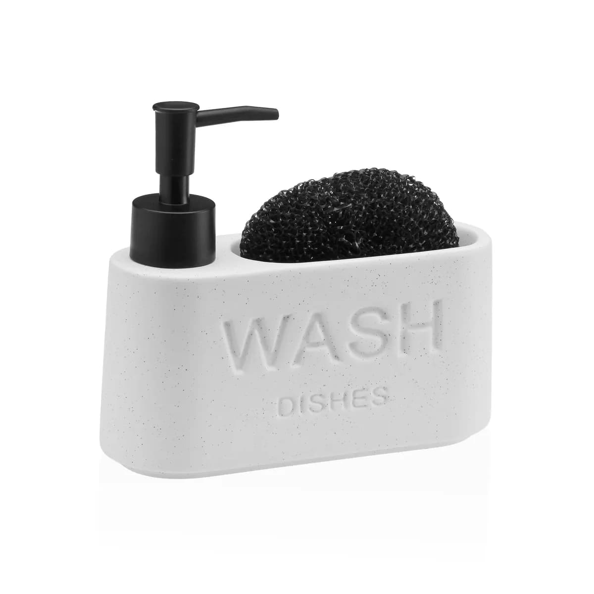 Dosificador jabon + estropajo "wash"