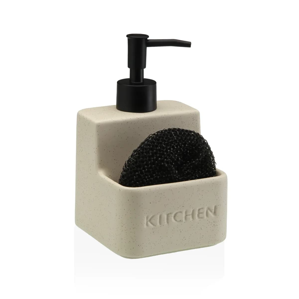 Dosificador jabon + estropajo "kitchen"