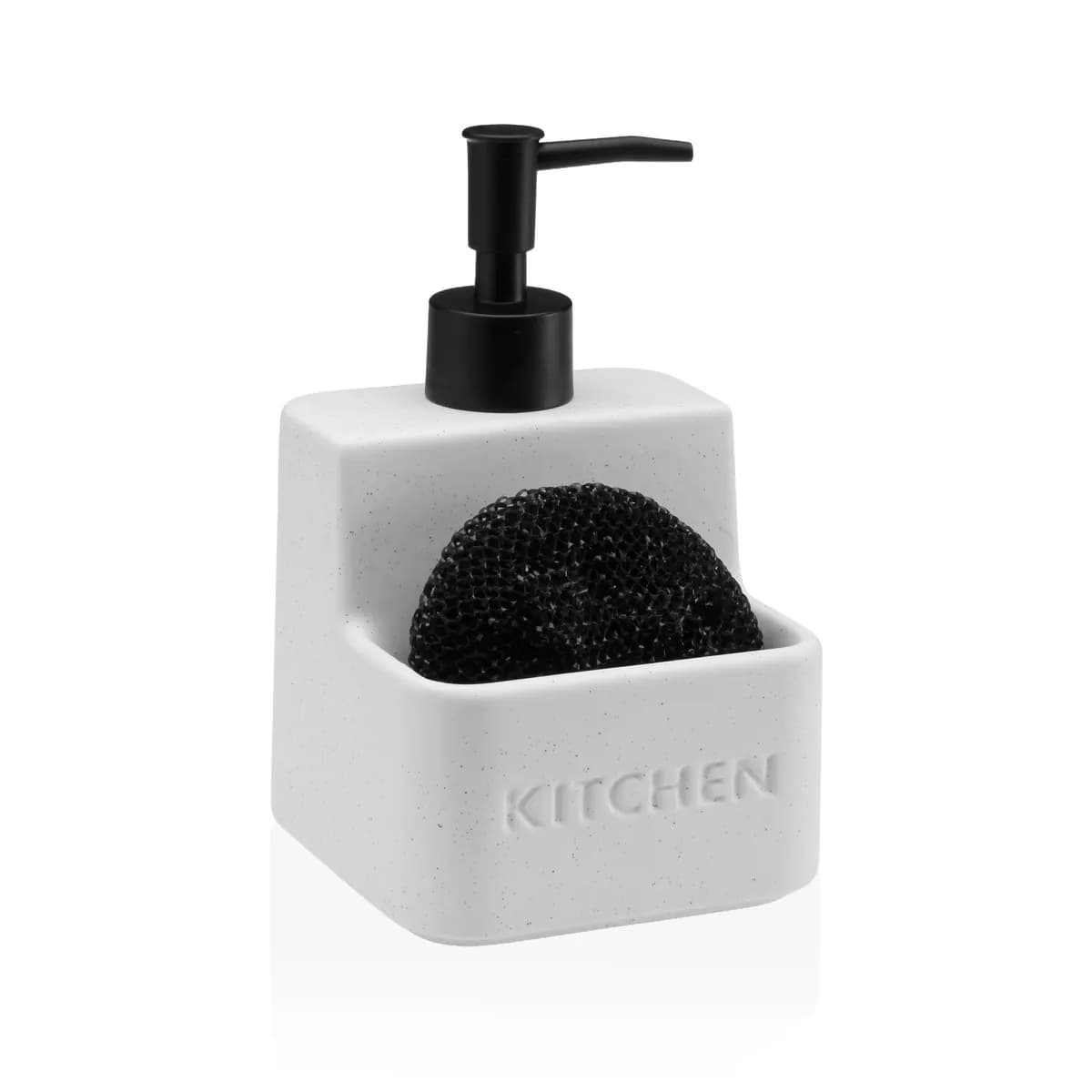 Dosificador jabon + estropajo "kitchen"