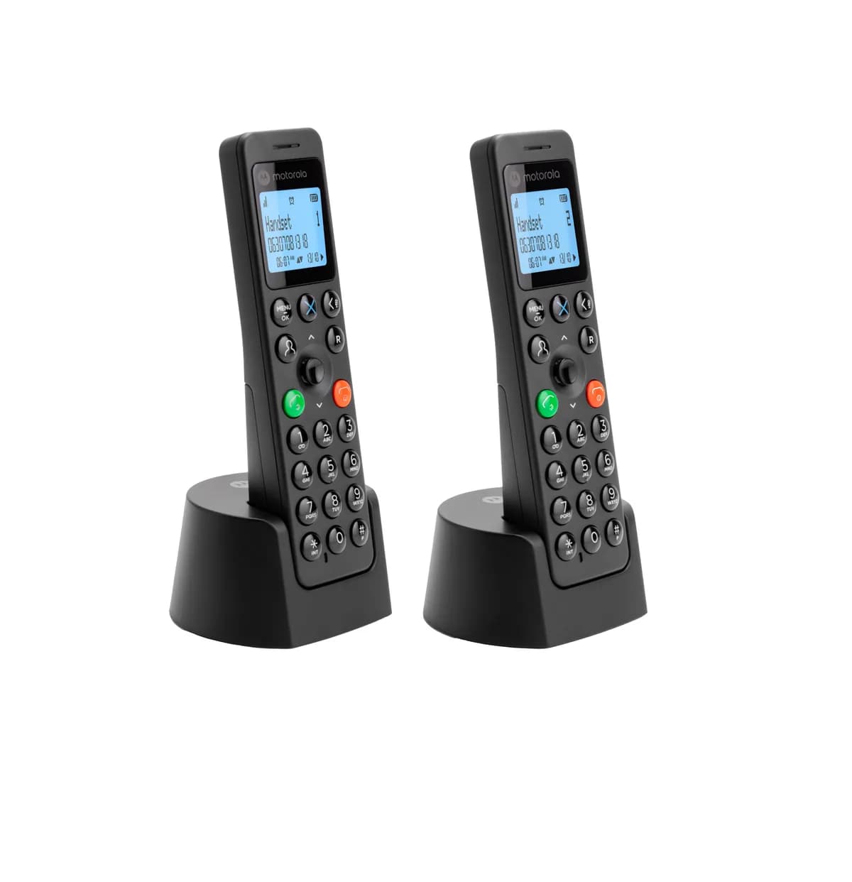 Telefono inalambrico digital duo negro