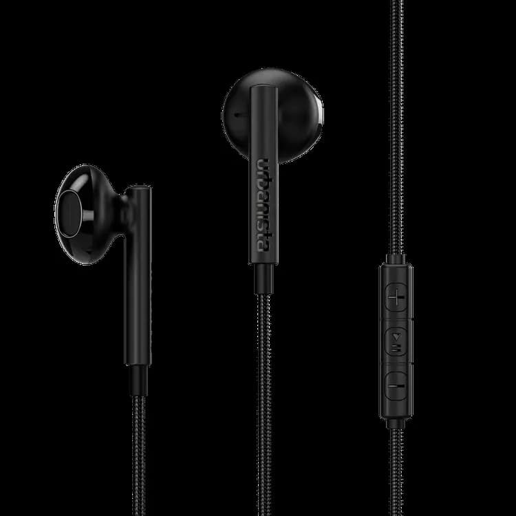 Auriculares usb tipo c cable 1,2mt urbanista negro